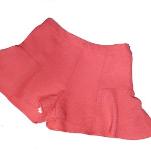 Line & Dot High Rise Flare Shorts